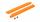 Blade 130X Hauptrotorblätter High Perf. orange, 0605482077627, 605482077627, BLH-3716OR