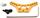 Aluminum Front Shock Stay (Gold)