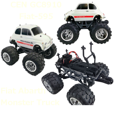 GC8910 CEN Fiat Abarth 595 2WD 1/12 RTR